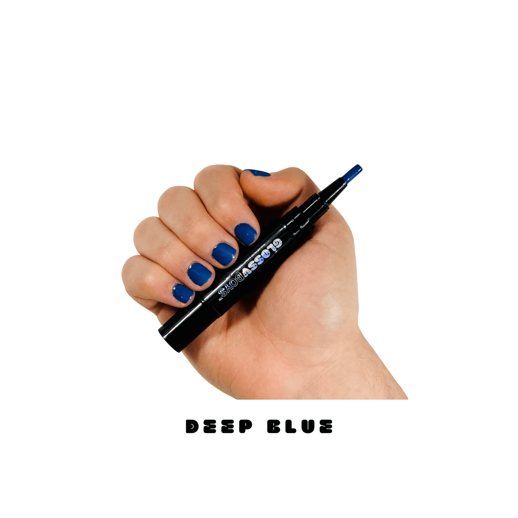 Nail Polish Pen - Deep Blue - Glossy Boys